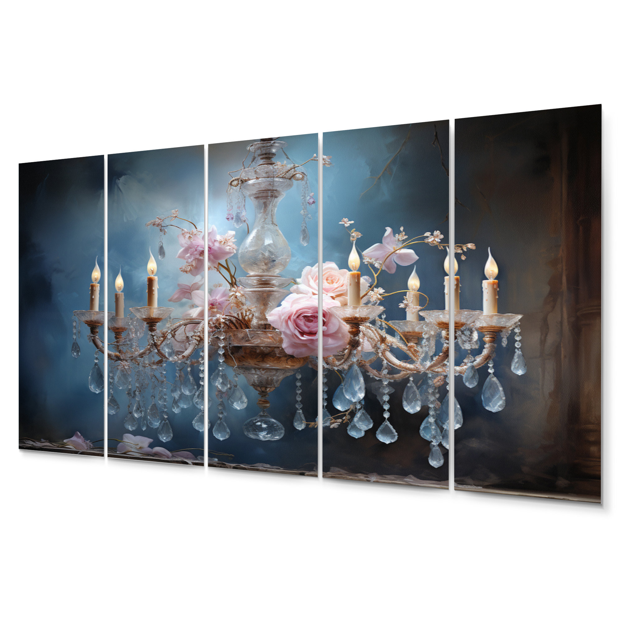 Chandelier wall buy art set